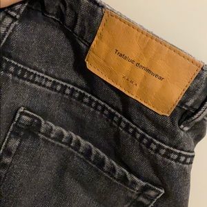 ZARA Faded Black Jeans Size 6